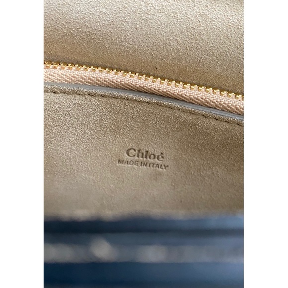 100% Authentic Chloe Faye Suede-Flap Shoulder Bag - Picture 12 of 12